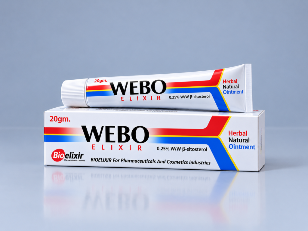 WEBO Ointment Wound healing Agent.